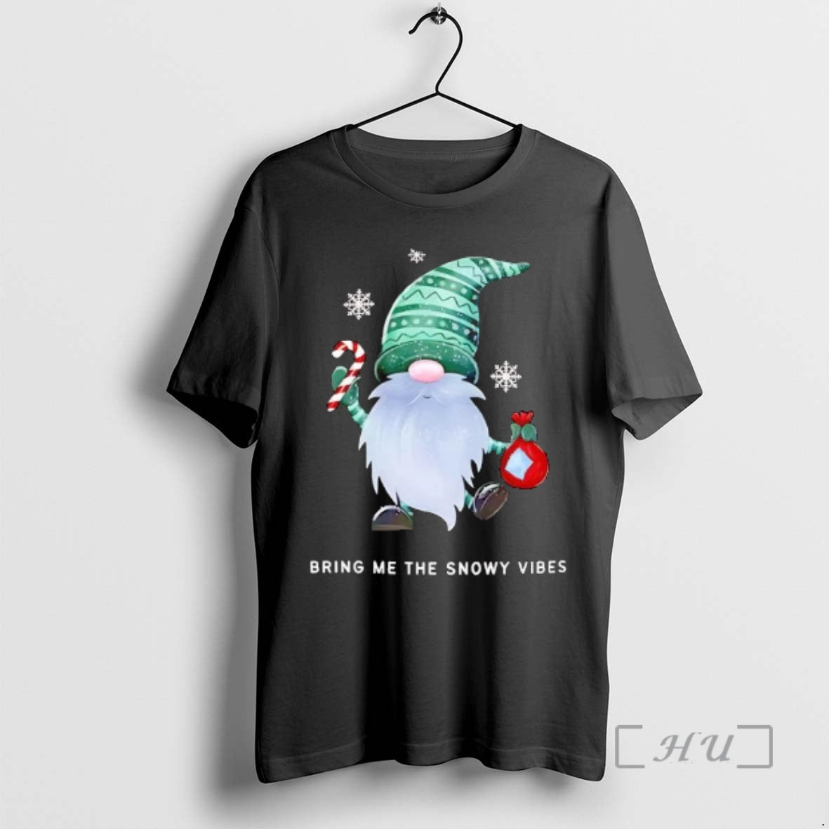 Officials Christmas Gnome Birng Me The Snowy Vibes - Adult & Kids T-Shirts, Sweatshirts & Hoodies apparel design preview 1