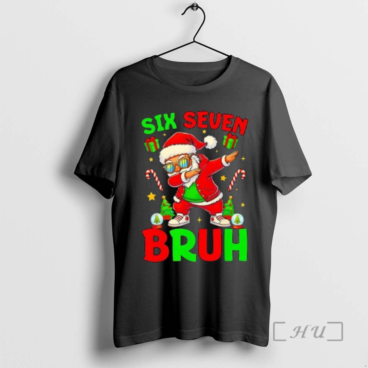 Officials Claus Posing Dab 67 Six Seven Bruh - Adult & Kids T-Shirts, Sweatshirts & Hoodies apparel design preview 1