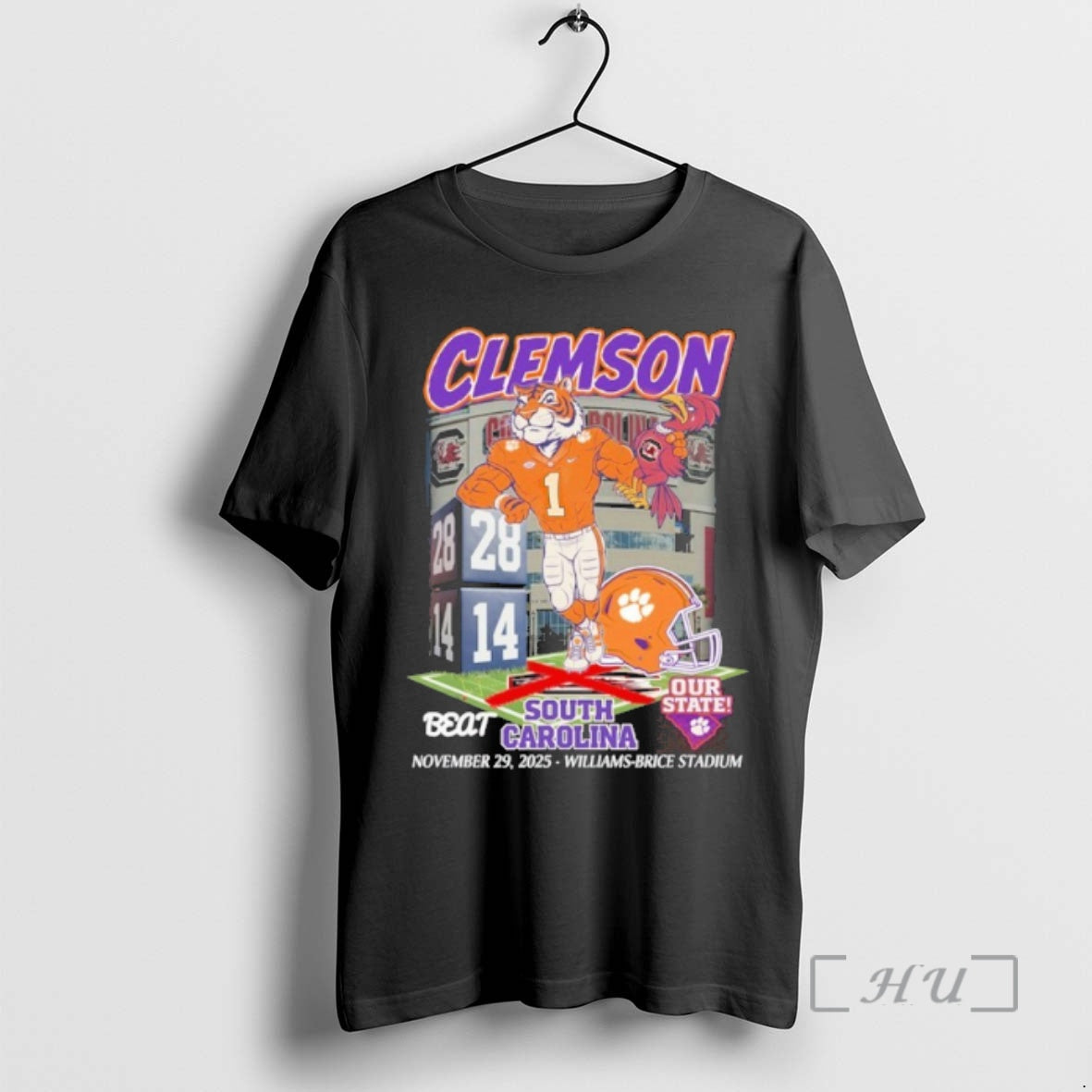 Officials Clemson Tigers Beat South Carolina Our - Adult & Kids T-Shirts, Sweatshirts & Hoodies apparel design preview 1