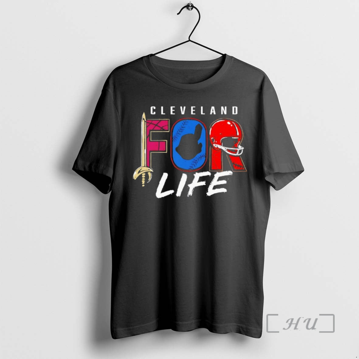 Officials Cleveland Sports For Life - Adult & Kids T-Shirts, Sweatshirts & Hoodies apparel design preview 1