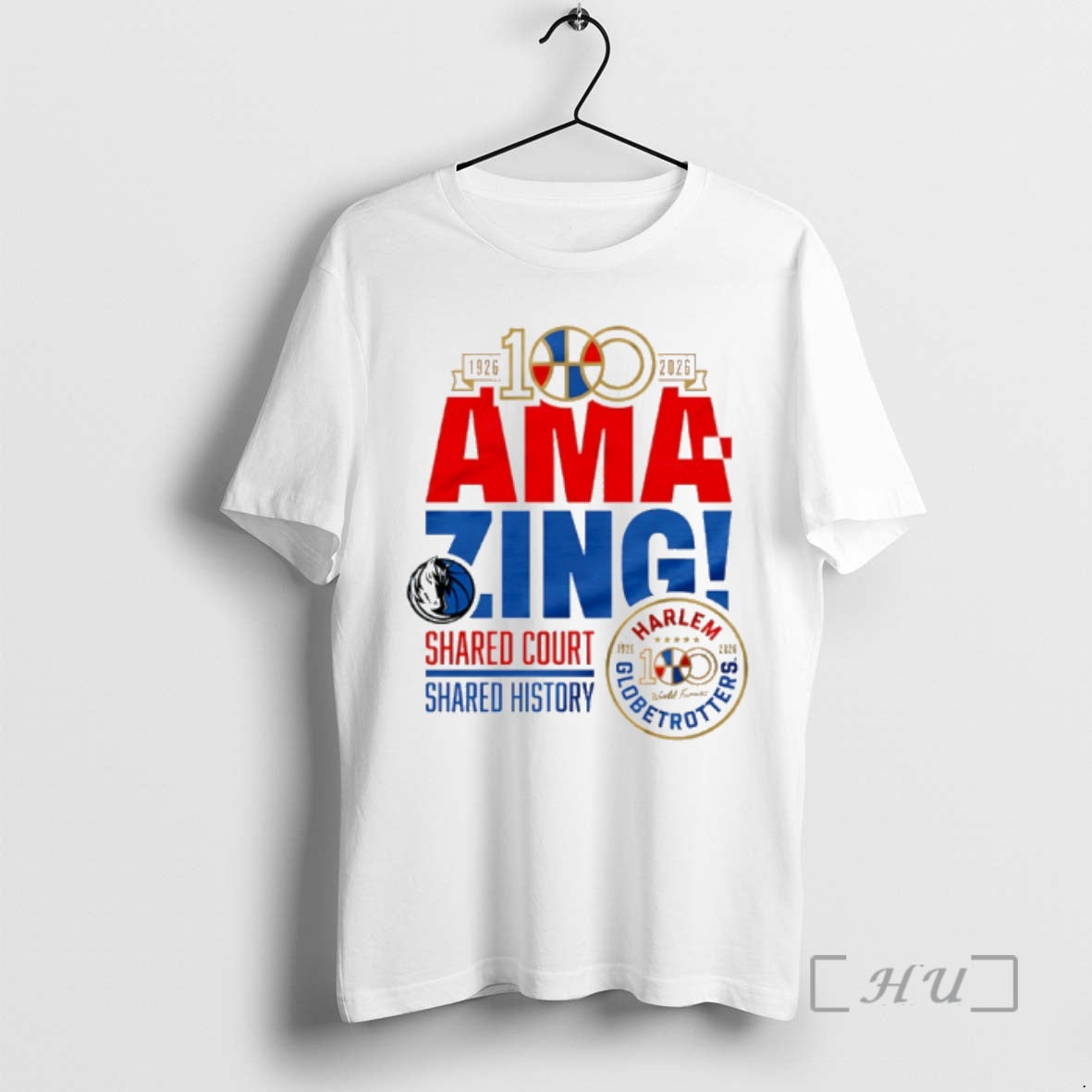 Officials Dallas Mavericks X Harlem Globetrotters - Adult & Kids T-Shirts, Sweatshirts & Hoodies apparel design preview 1
