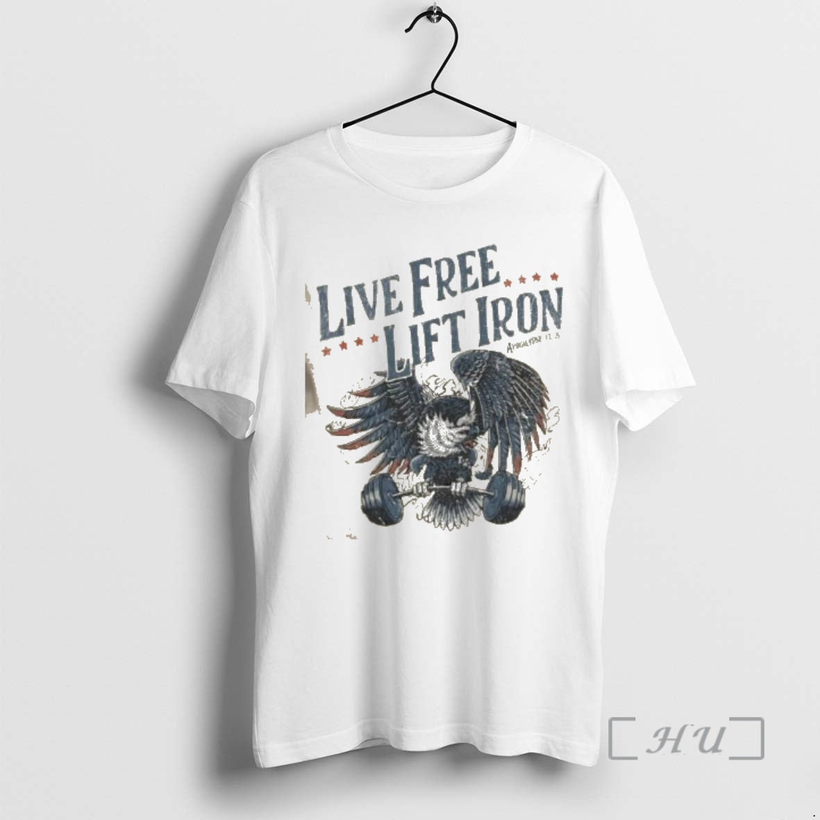 Officials Eagle Live Free Lift Iron Gym - Adult & Kids T-Shirts, Sweatshirts & Hoodies apparel design preview 1