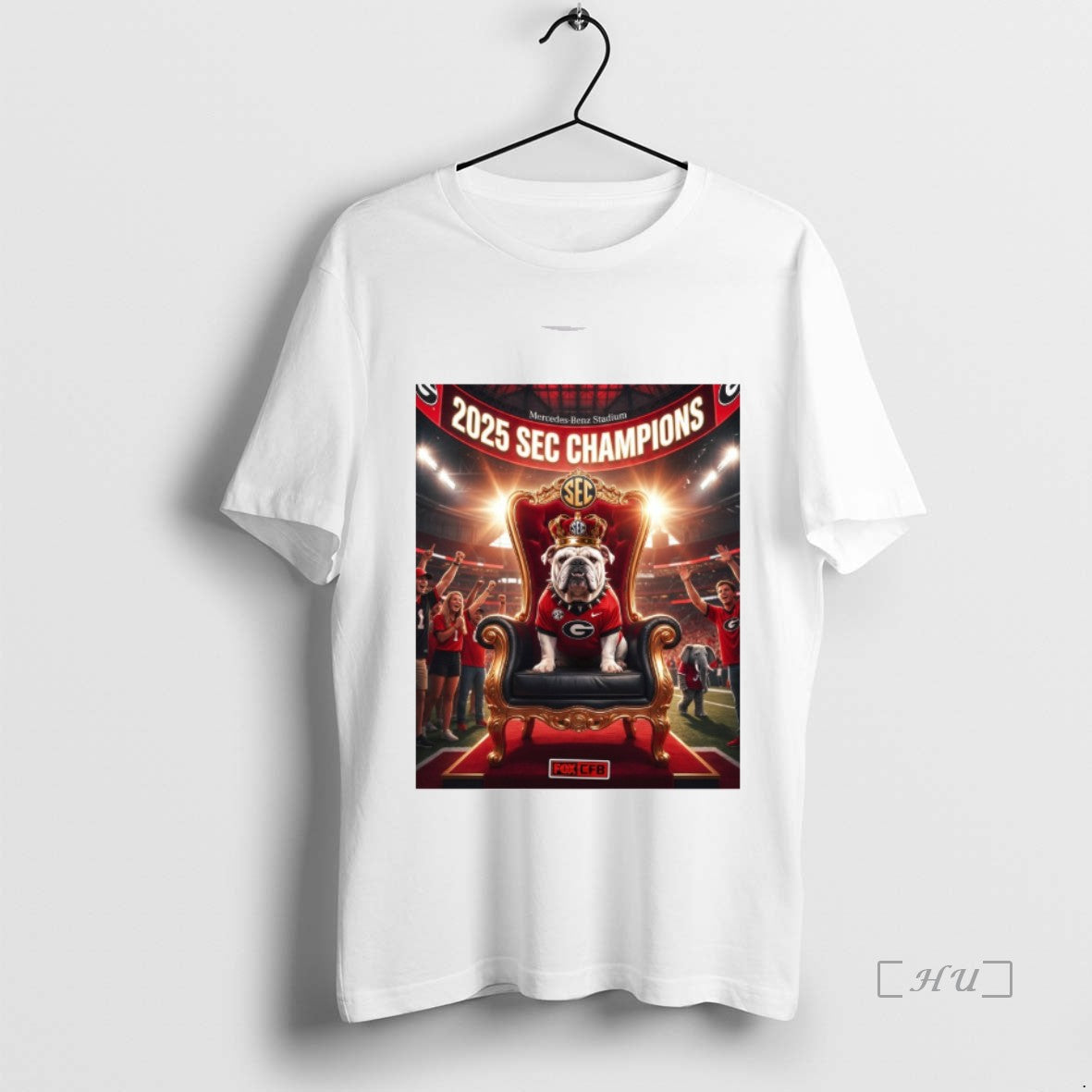 Officials Georgia Bulldogs 2025 Sec Champions - Adult & Kids T-Shirts, Sweatshirts & Hoodies apparel design preview 1