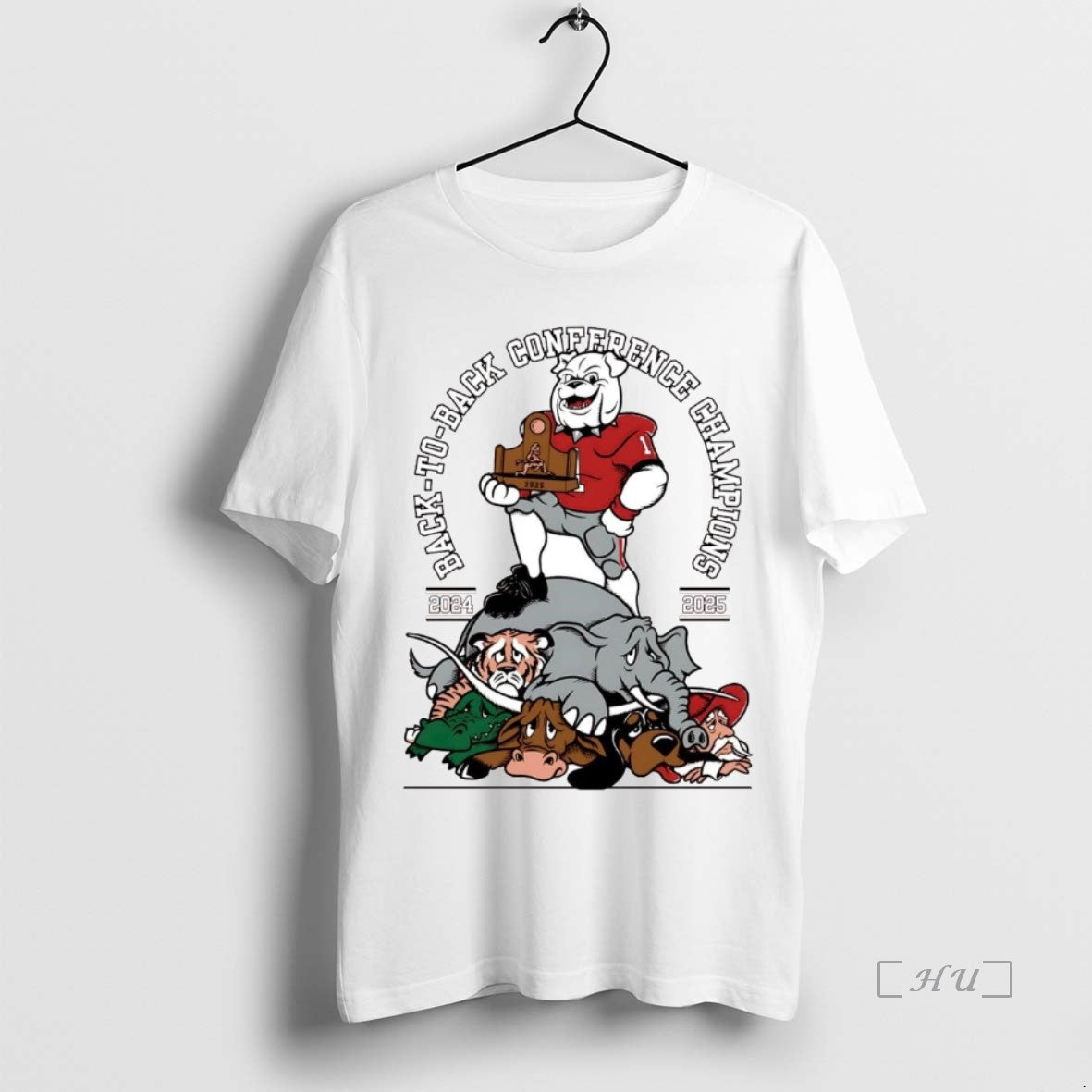 Officials Georgia Bulldogs 2025 Back To Conference - Adult & Kids T-Shirts, Sweatshirts & Hoodies apparel design preview 1