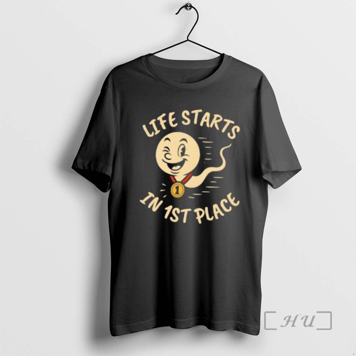 Officials Life Starts In 1st Place - Adult & Kids T-Shirts, Sweatshirts & Hoodies apparel design preview 1