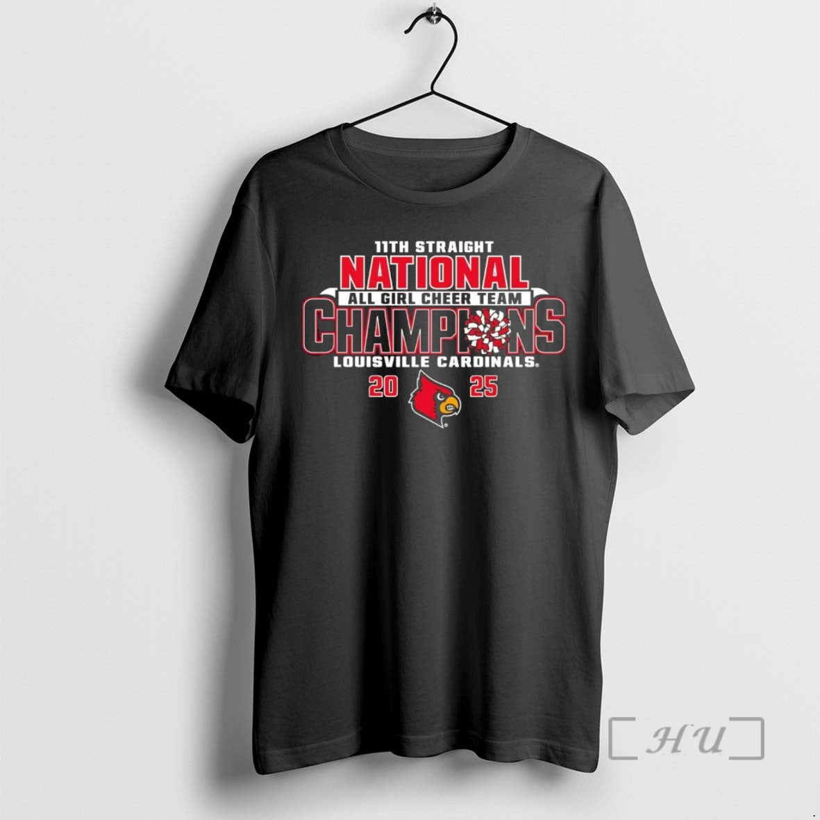 Officials Louisville Cardinals 2025 11th Straight All - Adult & Kids T-Shirts, Sweatshirts & Hoodies apparel design preview 1