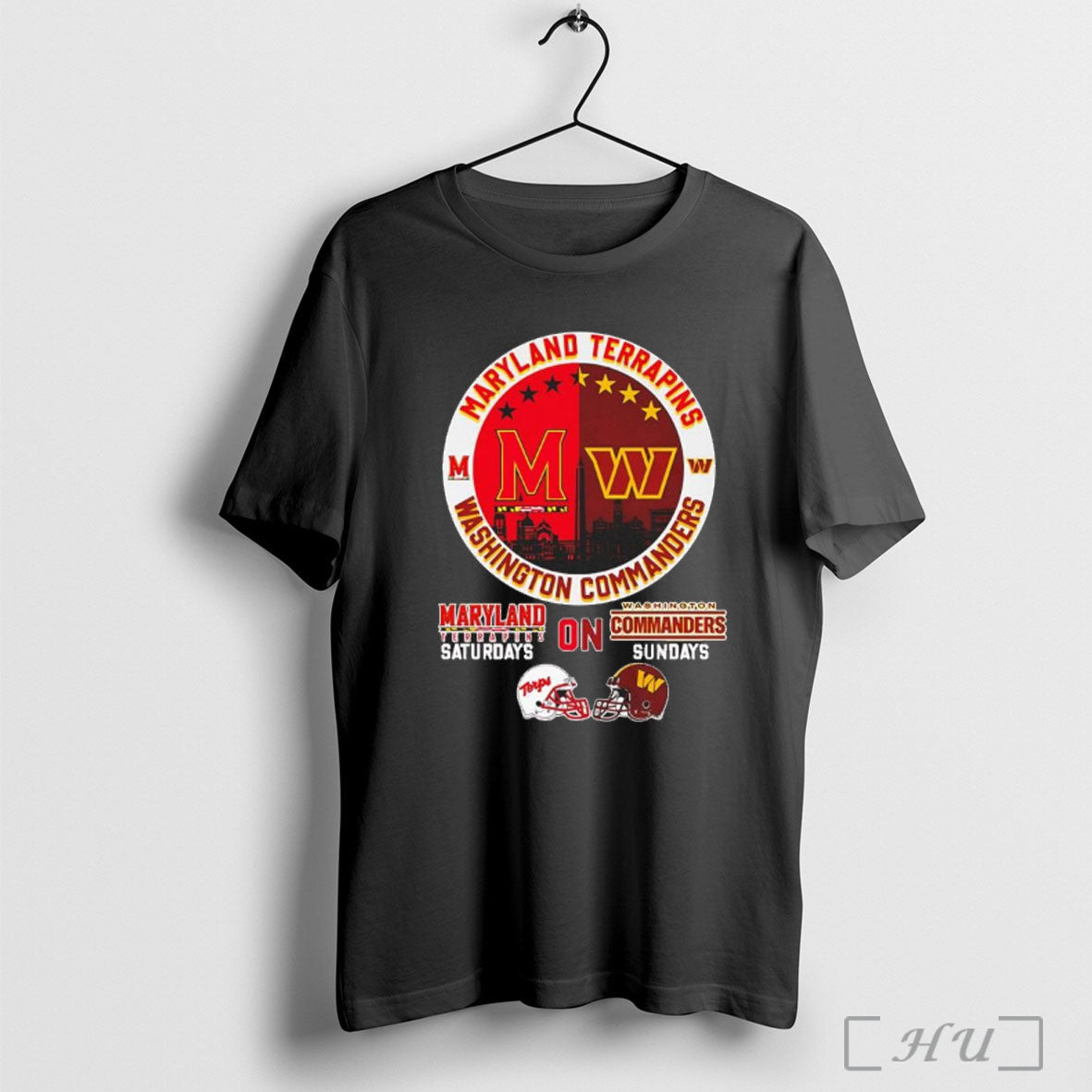 Officials Maryland Terrapins And Washington - Adult & Kids T-Shirts, Sweatshirts & Hoodies apparel design preview 1