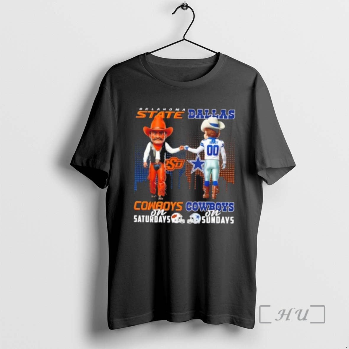 Officials Mascots Oklahoma State Cowboys On Saturdays - Adult & Kids T-Shirts, Sweatshirts & Hoodies apparel design preview 1