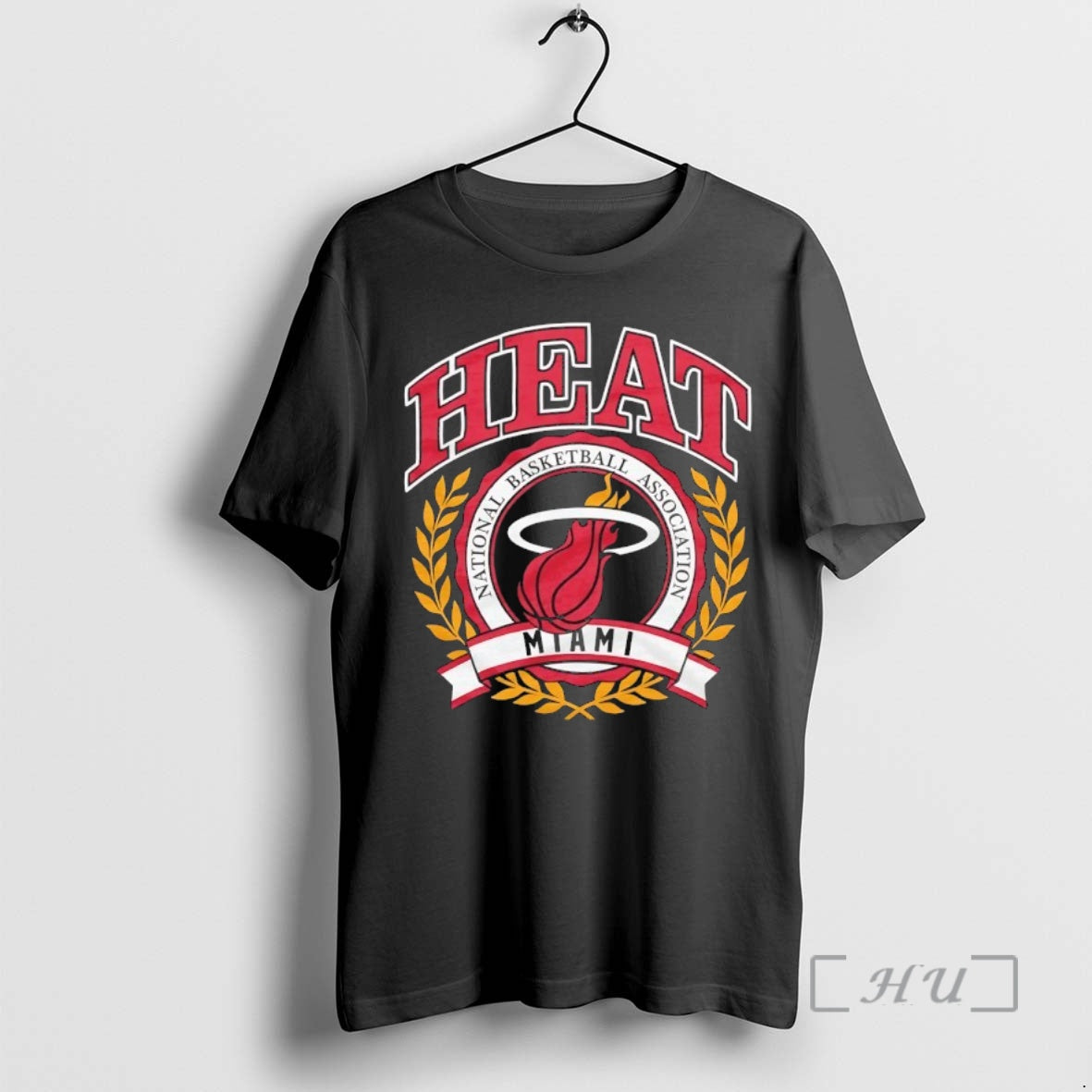 Officials Miami Heat Basketball Nba Crest Logo - Adult & Kids T-Shirts, Sweatshirts & Hoodies apparel design preview 1