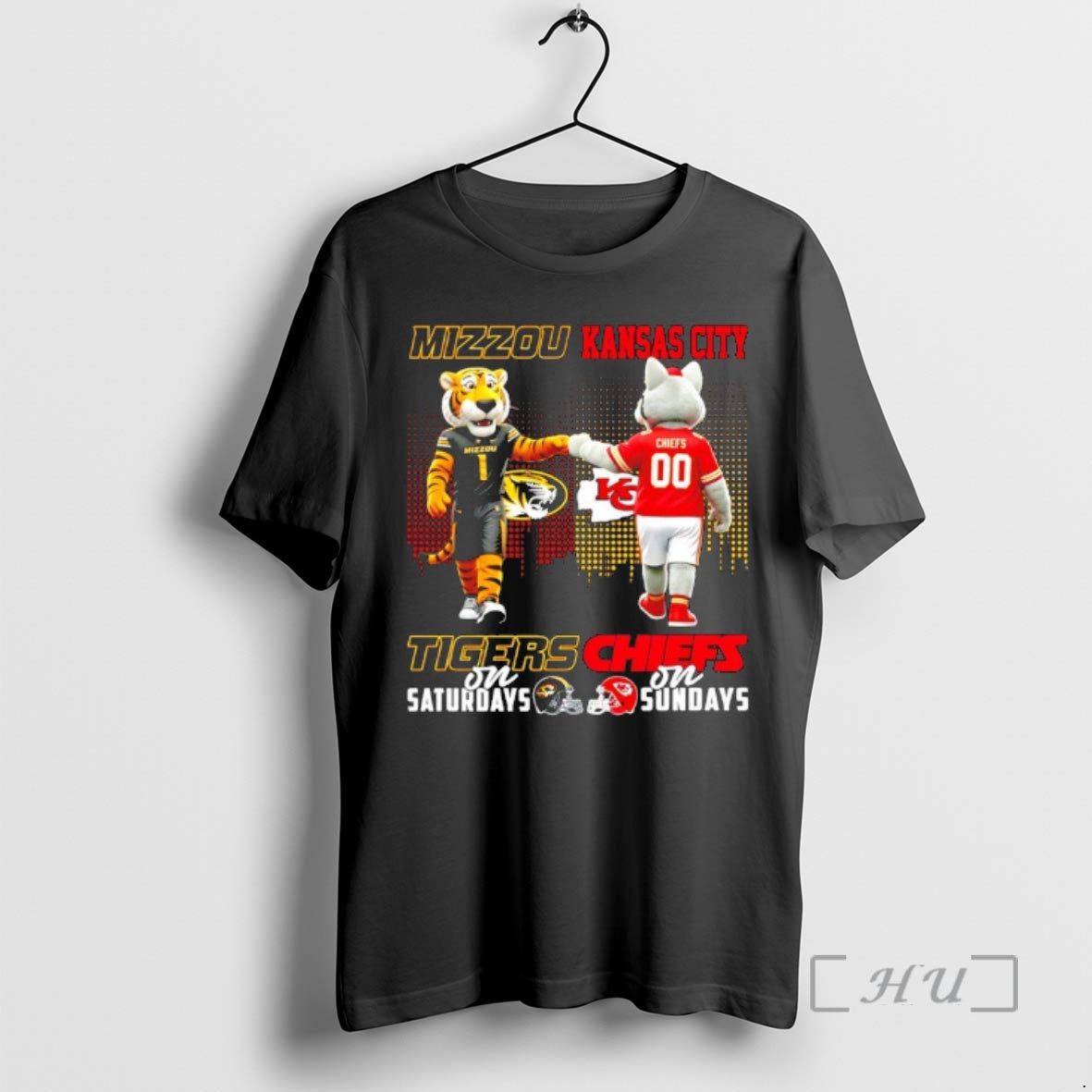 Officials Missouri Tigers On Saturdays Vs Kansas City - Adult & Kids T-Shirts, Sweatshirts & Hoodies apparel design preview 1