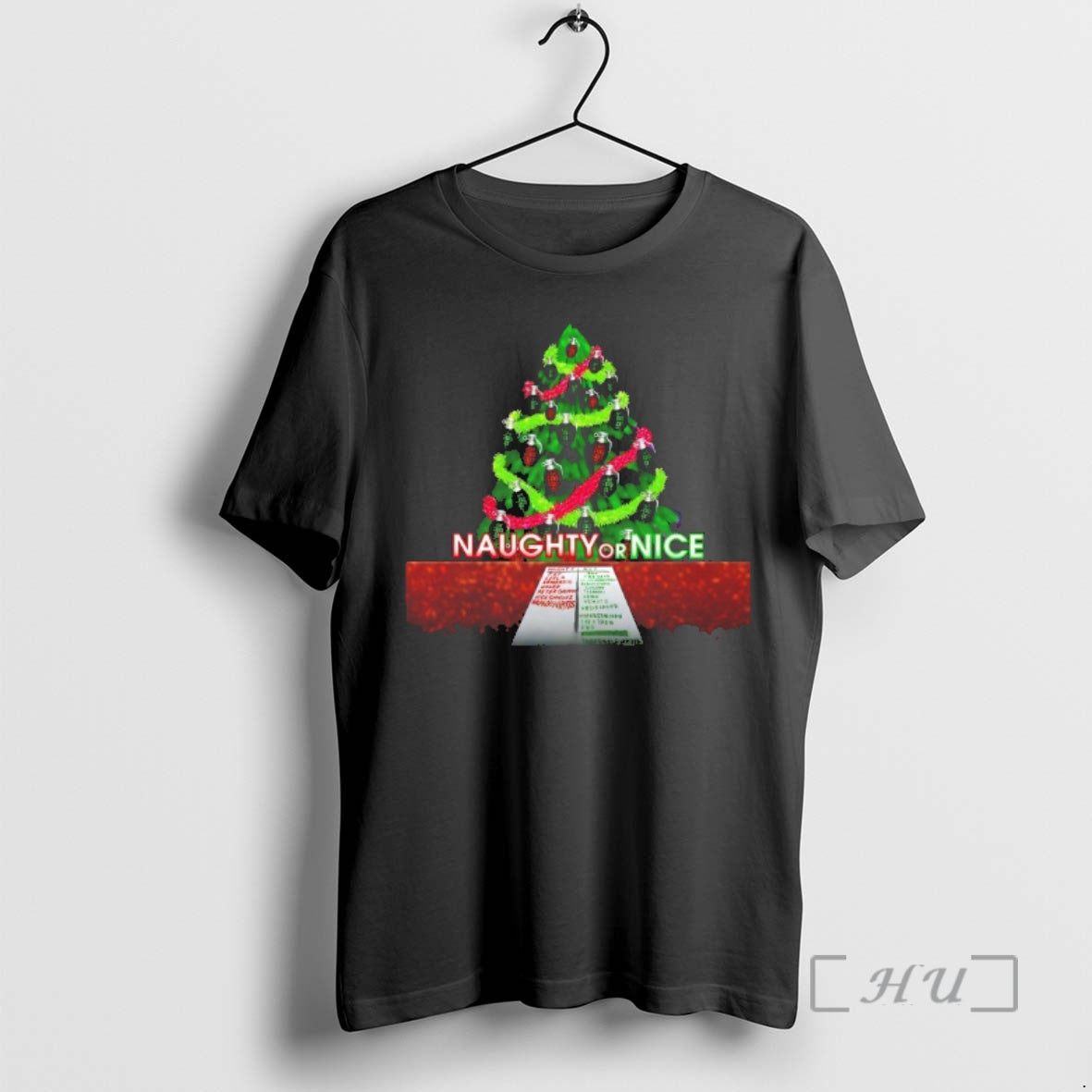Officials Naughty Or Nice Christmas 2025 - Adult & Kids T-Shirts, Sweatshirts & Hoodies apparel design preview 1