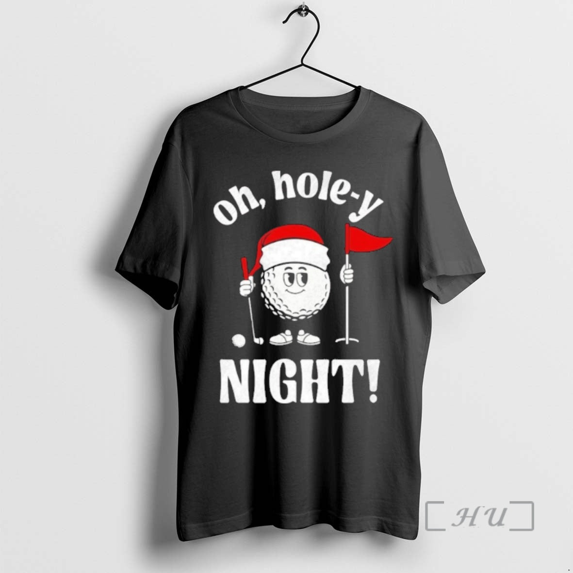 Officials Oh Holey Night Golf Christmas - Adult & Kids T-Shirts, Sweatshirts & Hoodies apparel design preview 1
