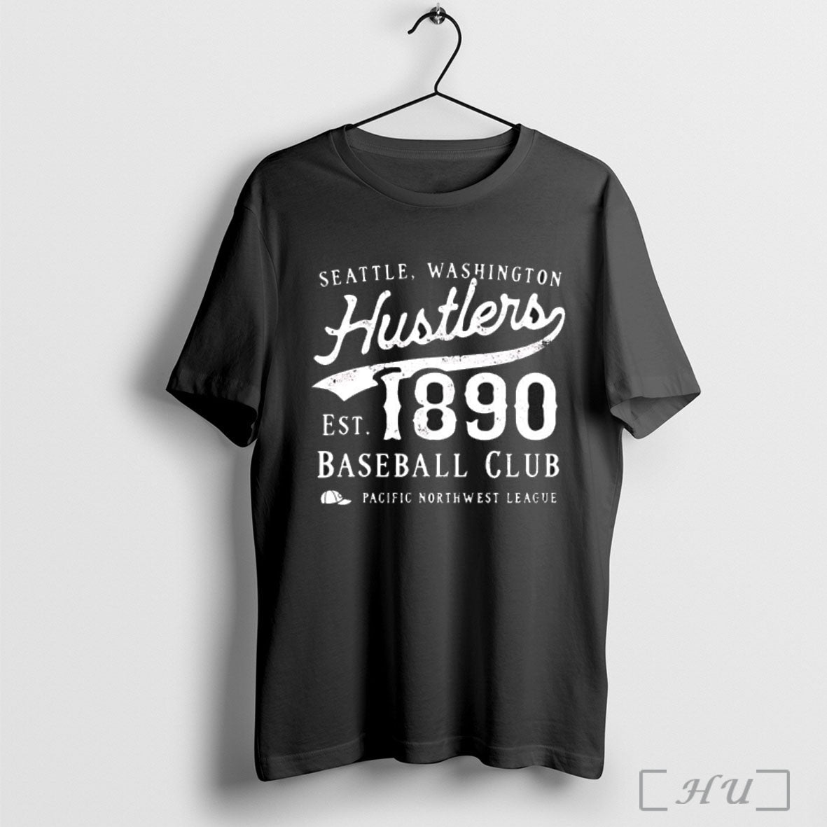 Officials Seattle Hustlers Washington Est 1890 - Adult & Kids T-Shirts, Sweatshirts & Hoodies apparel design preview 1