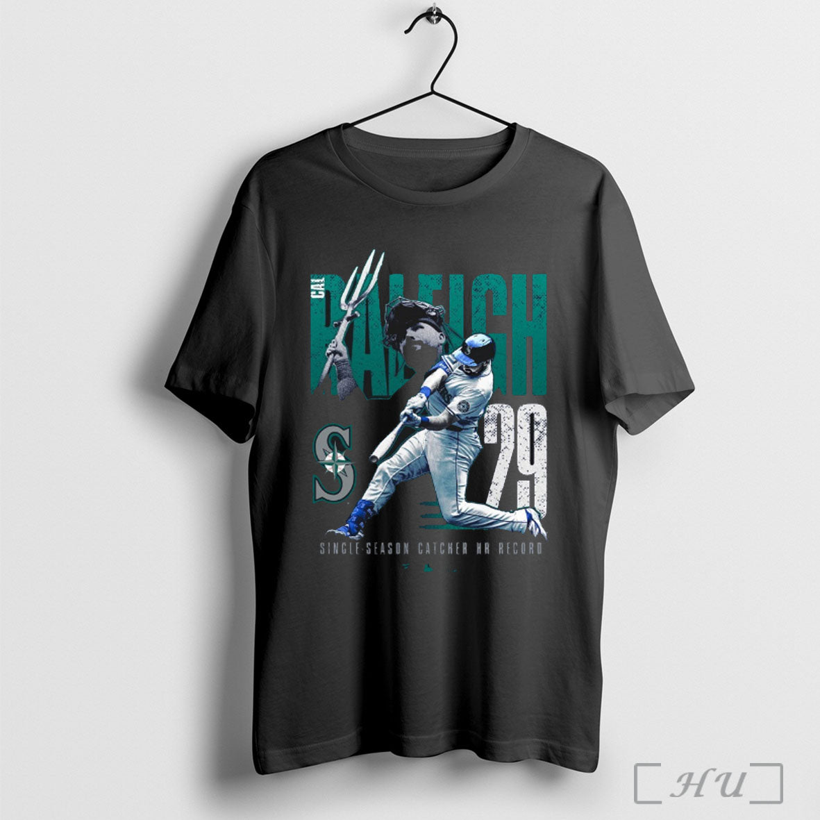 Officials Seattle Mariners Mlb Cal Raleigh Single - Adult & Kids T-Shirts, Sweatshirts & Hoodies apparel design preview 1