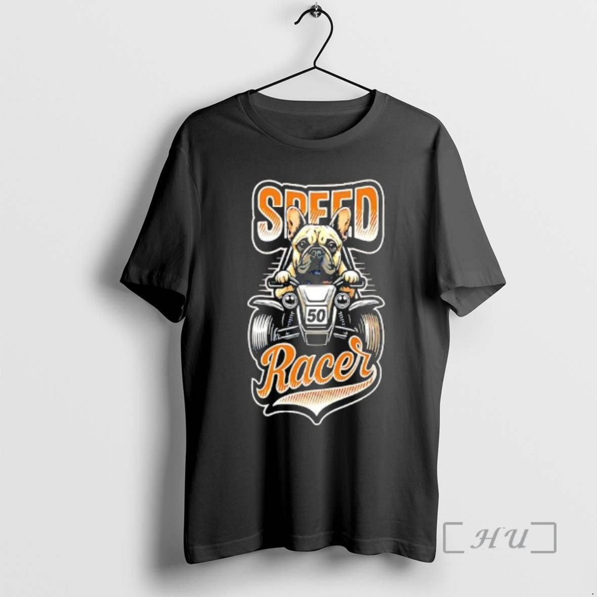 Officials Speed Racer Frenchie Bulldog Graphic - Adult & Kids T-Shirts, Sweatshirts & Hoodies apparel design preview 1