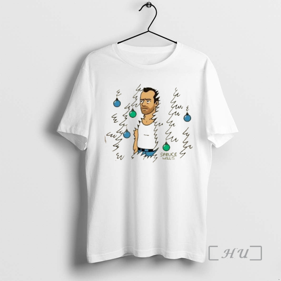 Officials Spruce Willis Christmas Jumper - Adult & Kids T-Shirts, Sweatshirts & Hoodies apparel design preview 1