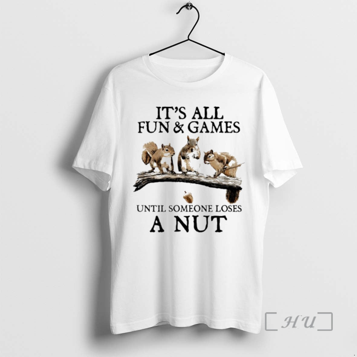 Officials Squirrels Its All Fun Games Until Someone - Adult & Kids T-Shirts, Sweatshirts & Hoodies apparel design preview 1