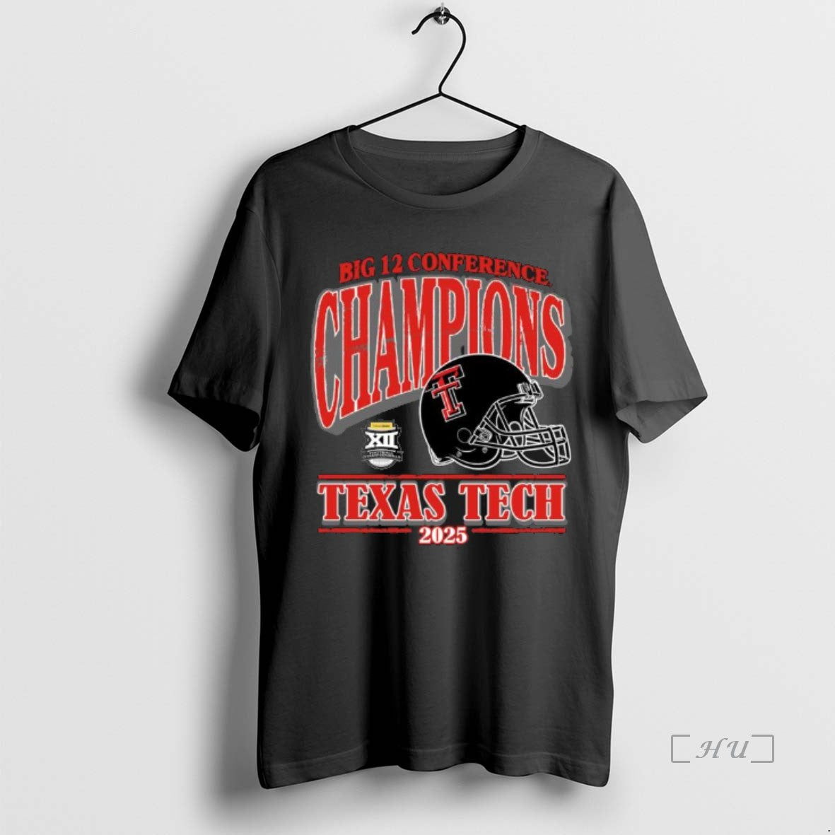 Officials Texas Tech Football 2025 Big 12 Conference - Adult & Kids T-Shirts, Sweatshirts & Hoodies apparel design preview 1