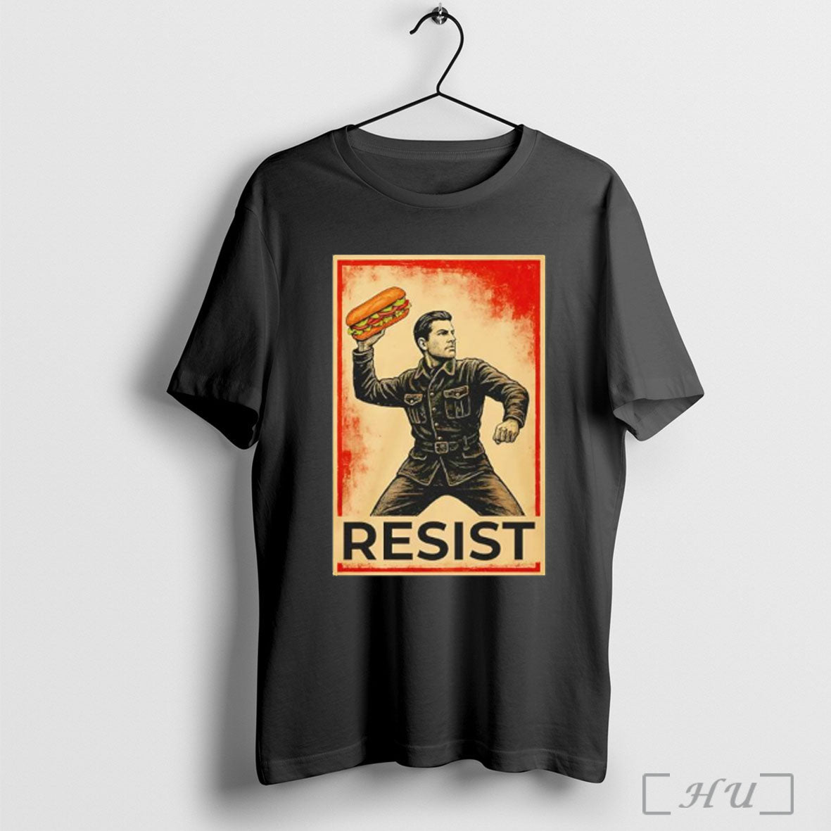 Officials Throwing Sandwich Resist - Adult & Kids T-Shirts, Sweatshirts & Hoodies apparel design preview 1