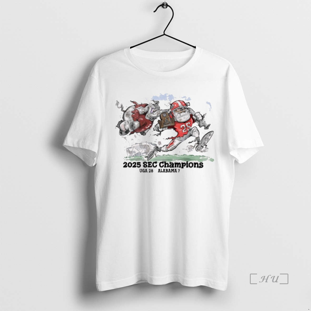 Officials Uga 28 7 Alabama 2025 Sec Champions Patrick - Adult & Kids T-Shirts, Sweatshirts & Hoodies apparel design preview 1