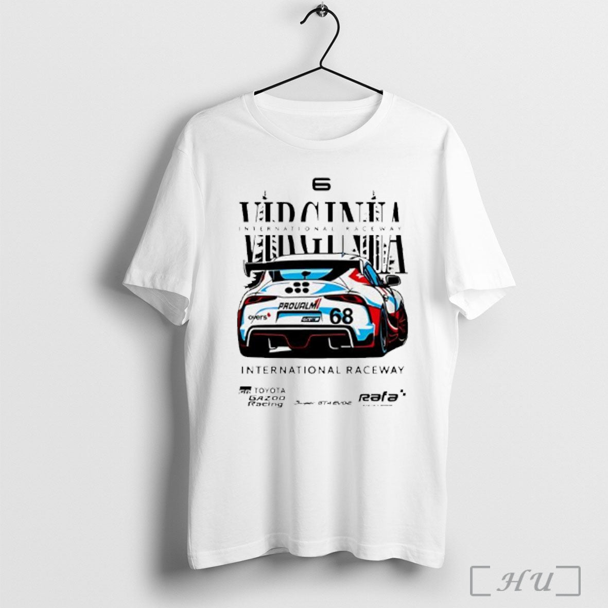 Officials Virginia International Raceway Supra Gt4 - Adult & Kids T-Shirts, Sweatshirts & Hoodies apparel design preview 1