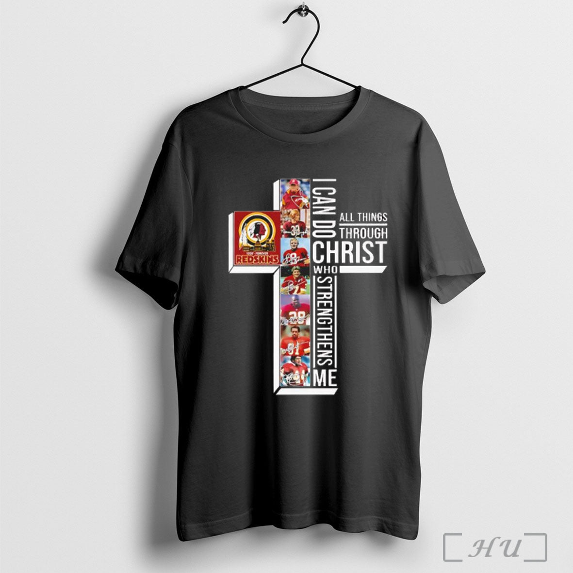 Officials Washington Commanders I Can Do Christ All - Adult & Kids T-Shirts, Sweatshirts & Hoodies apparel design preview 1
