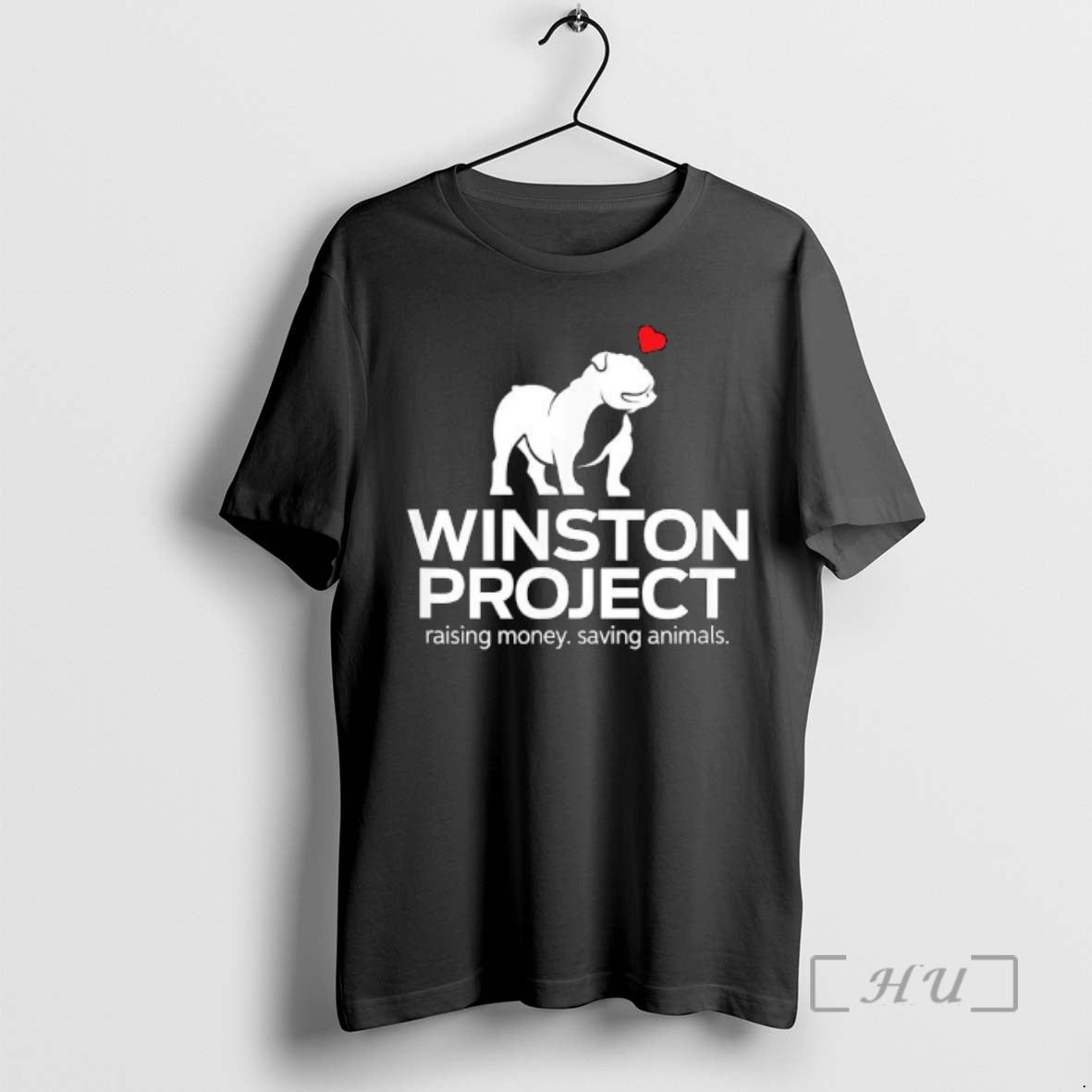 Officials Winston Project Bulldog Raising Money - Adult & Kids T-Shirts, Sweatshirts & Hoodies apparel design preview 1