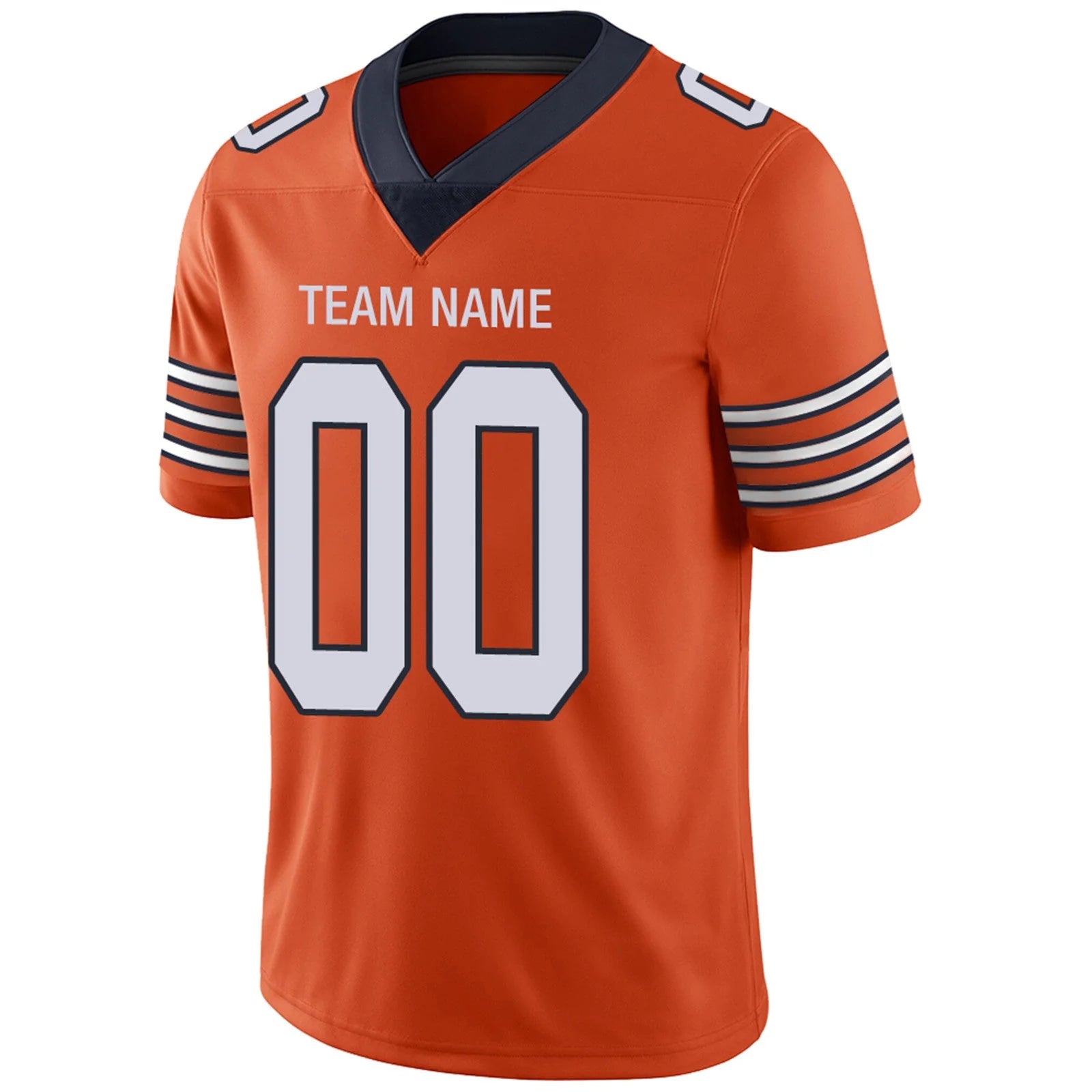 Custom C.Bears Orange Personalized Design Your Own Name and Number for Men Women Youth Jerseys football jersey product view 3