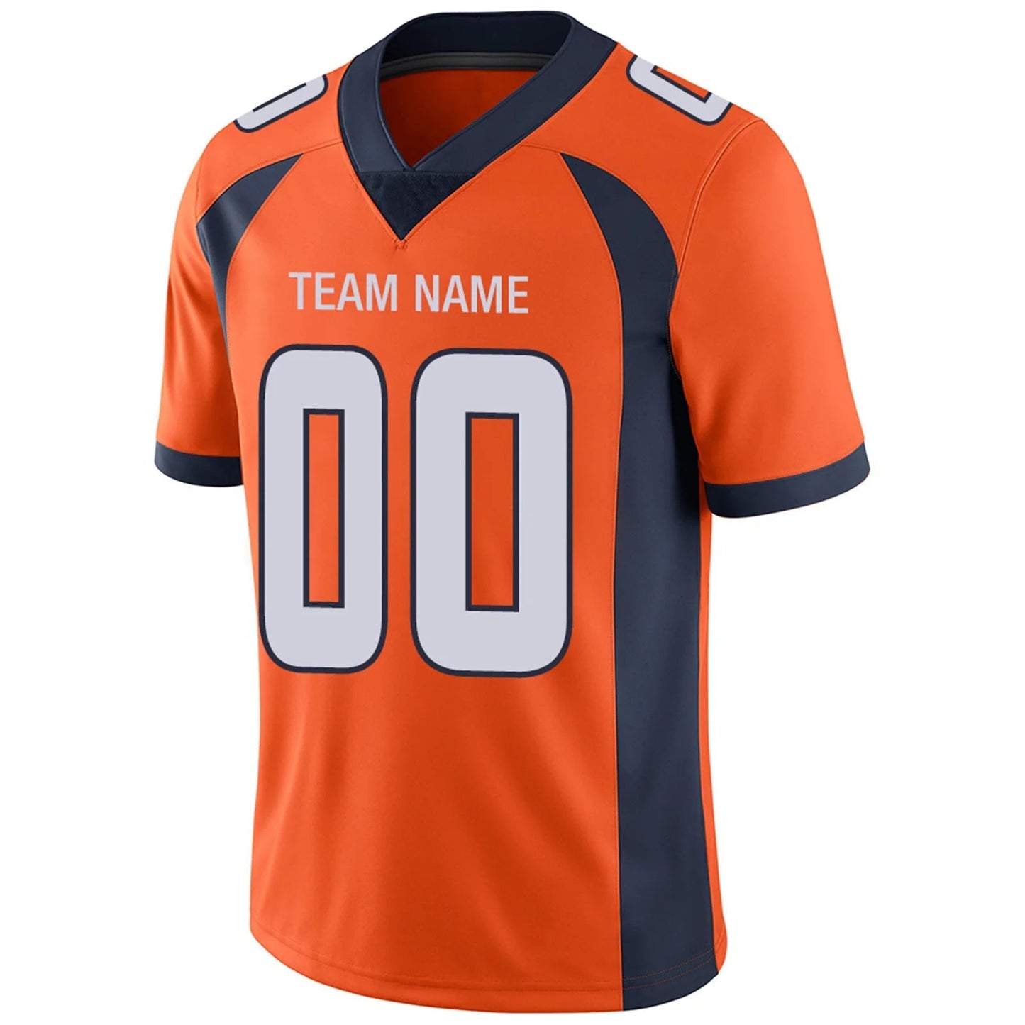 Custom D.Broncos Orange Personalized Design Your Own Name and Number for Men Women Youth Jerseys football jersey product view 3