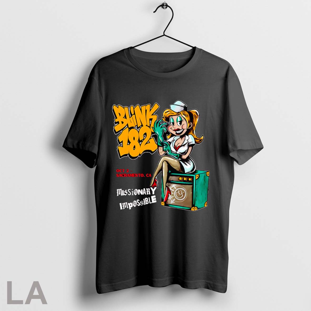 Original Blink 182 Aftershock Festival In Sacramento - Adult & Kids T-Shirts, Sweatshirts & Hoodies apparel design preview 1