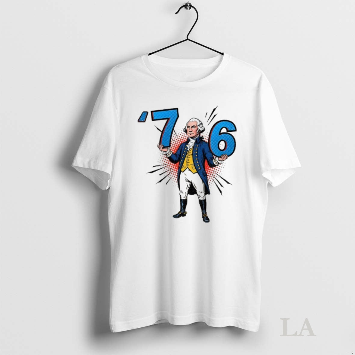 Original George Washington 6 7 Historic Meme - Adult & Kids T-Shirts, Sweatshirts & Hoodies apparel design preview 1