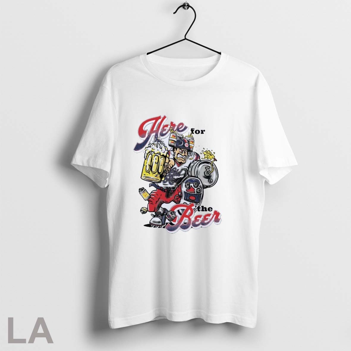 Original Here For The Beer Chibi - Adult & Kids T-Shirts, Sweatshirts & Hoodies apparel design preview 1