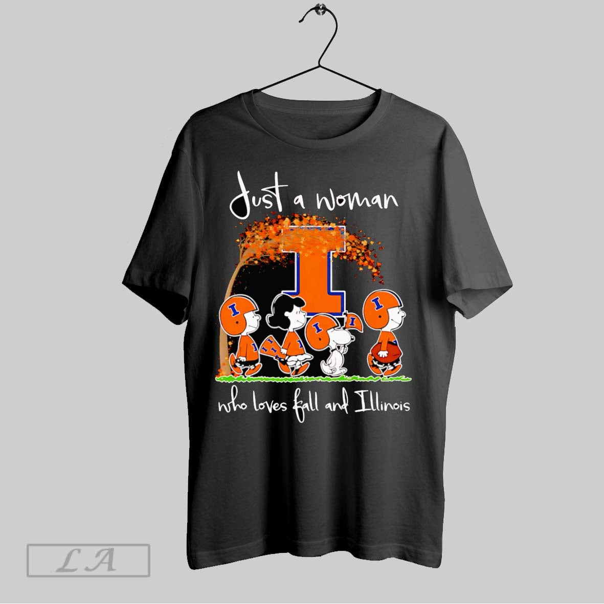 Original Peanuts Just A Woman Who Loves Fall And - Adult & Kids T-Shirts, Sweatshirts & Hoodies apparel design preview 1