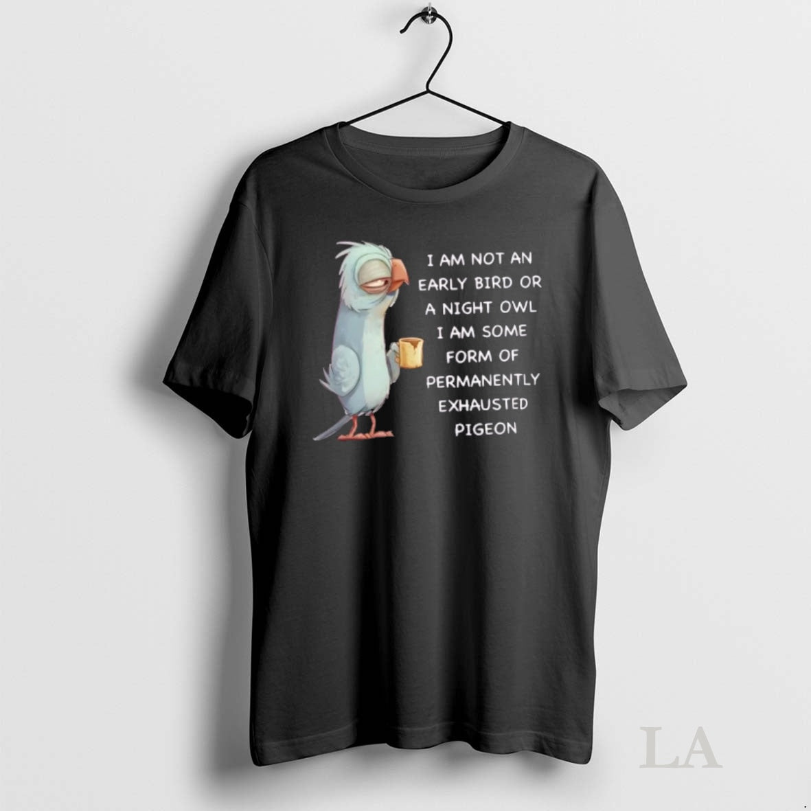 Original Permanently Exhausted Pigeon - Adult & Kids T-Shirts, Sweatshirts & Hoodies apparel design preview 1