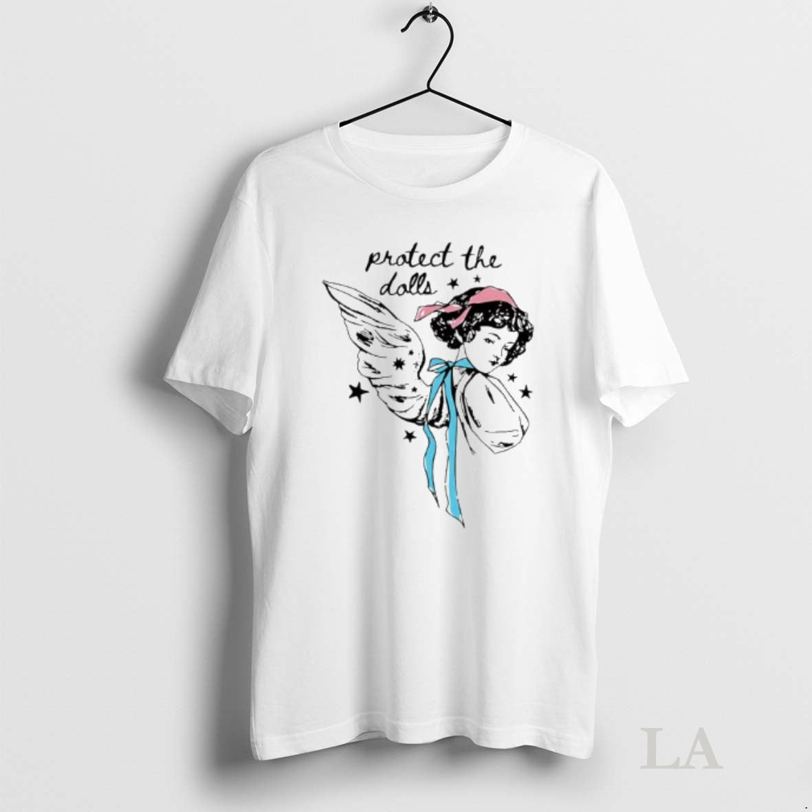Original Protect The Dolls Wings Graphic - Adult & Kids T-Shirts, Sweatshirts & Hoodies apparel design preview 1