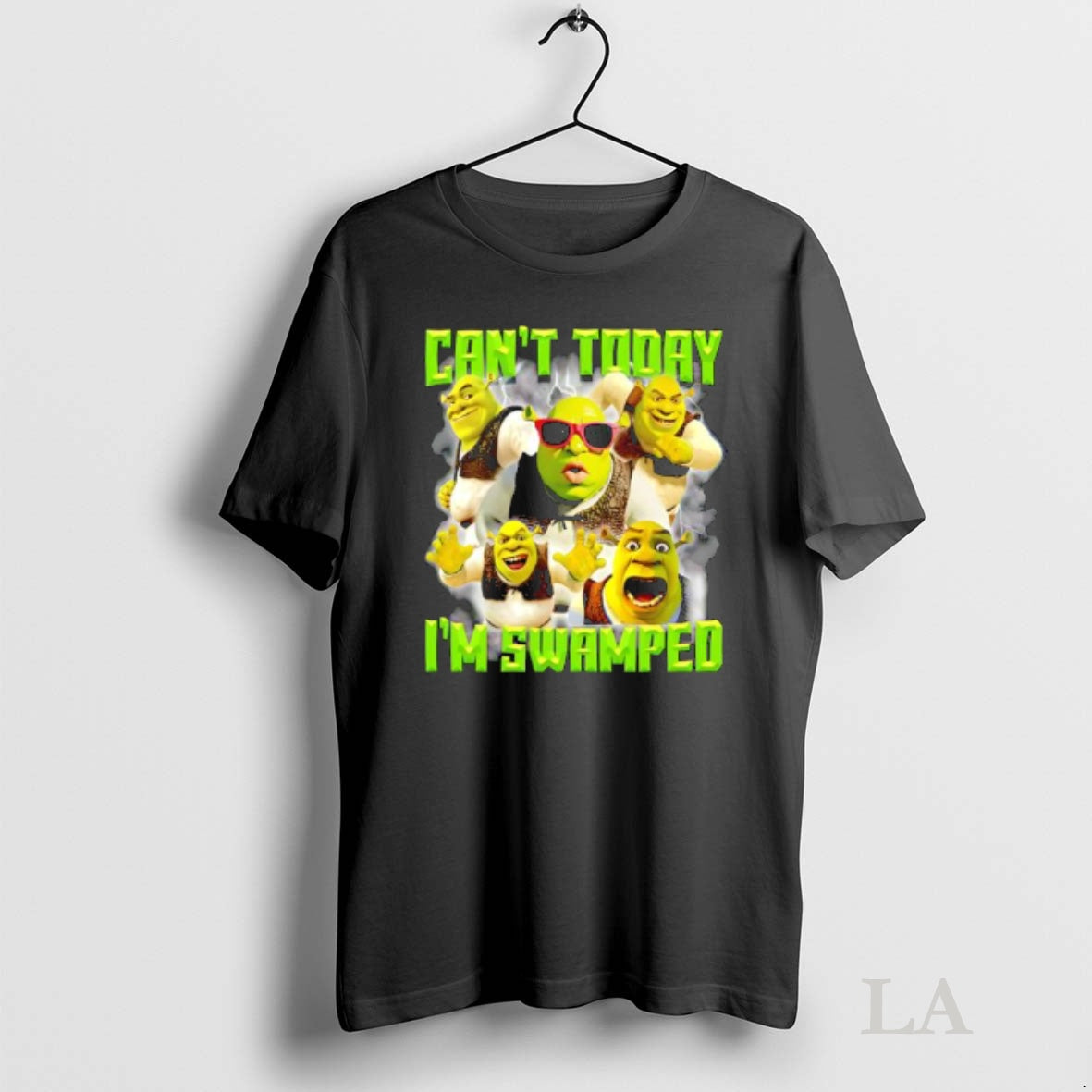 Original Shrek Cant Today Im Swamped Graphic - Adult & Kids T-Shirts, Sweatshirts & Hoodies apparel design preview 1