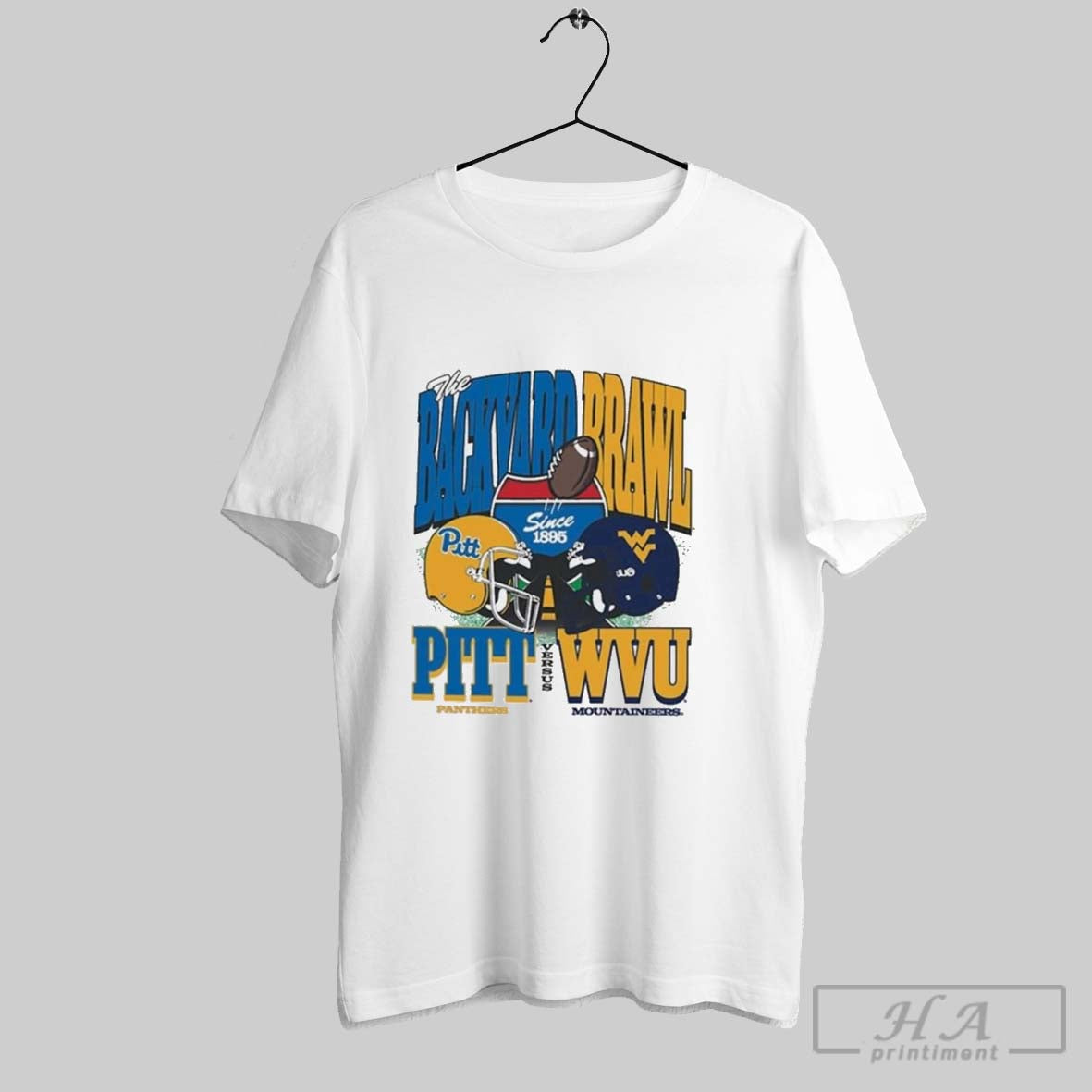 Original The Backyard Brawl Pitt Panthers Beat West - Adult & Kids T-Shirts, Sweatshirts & Hoodies apparel design preview 1
