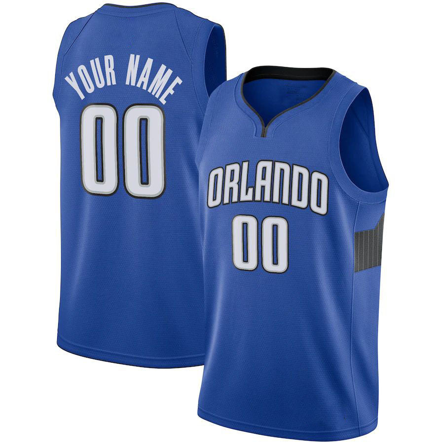 Custom O.Magic 2019-20 Custom Swingman Jersey Royal Statement Edition Stitched Basketball Jersey basketball jersey product view 1
