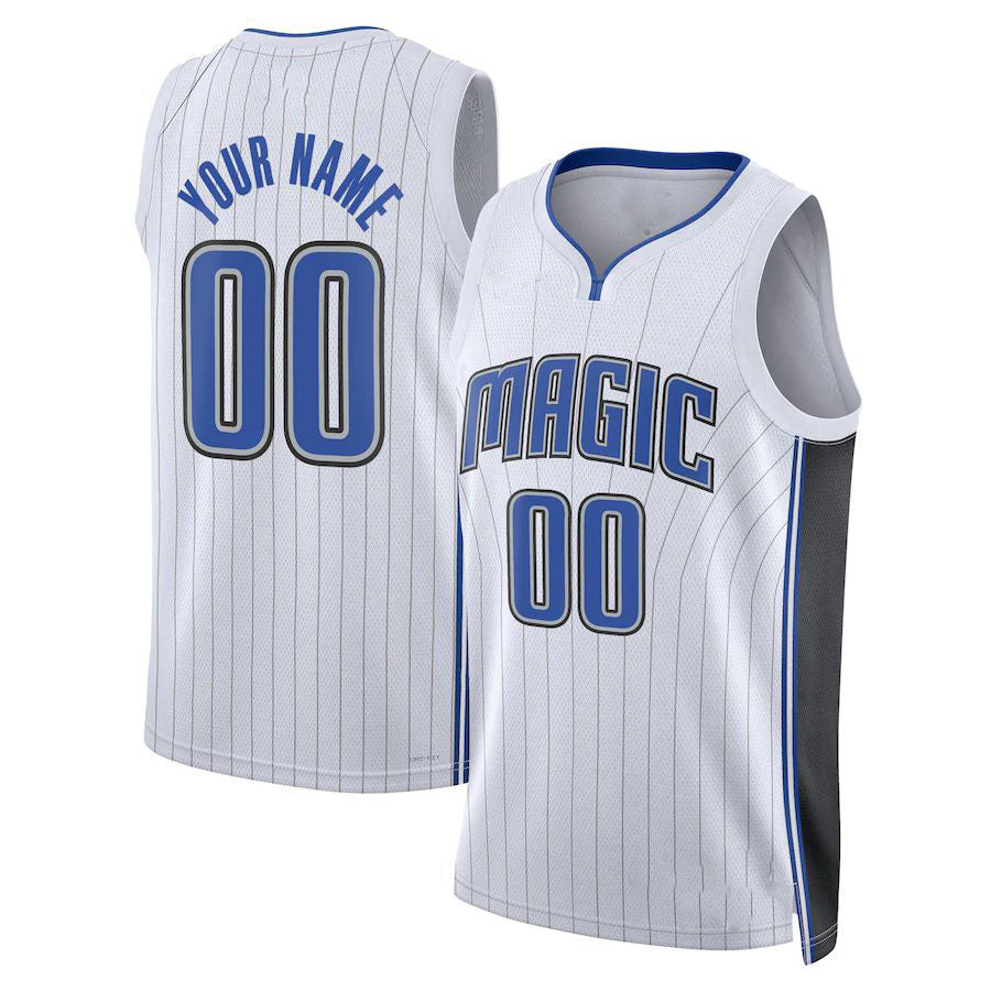 Custom O.Magic Unisex 2022-23 Swingman Jersey Association Edition White Stitched Basketball Jersey basketball jersey product view 1