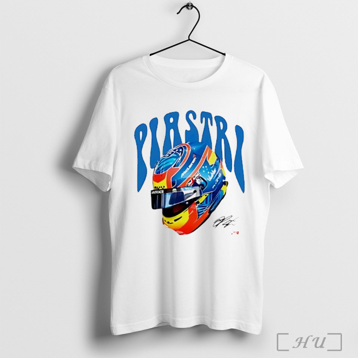 Oscar Piastri 2025 Helmet Signature - Adult & Kids T-Shirts, Sweatshirts & Hoodies apparel design preview 1