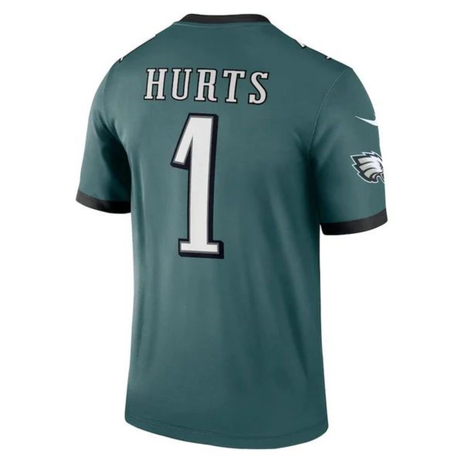 P.Eagles #1 Jalen Hurts Player Midnight Green Legend Jersey Stitched American Football Jerseys football jersey product view 1