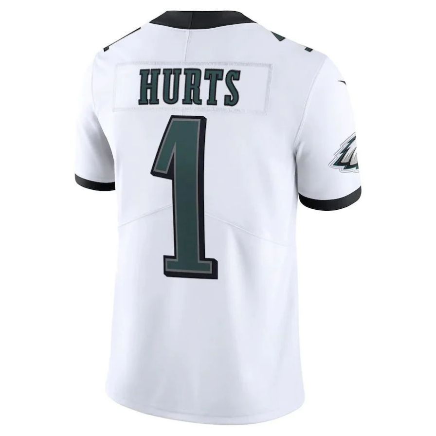 P.Eagles #1 Jalen Hurts White Player Vapor Limited Jersey Stitched American Football Jerseys football jersey product view 1