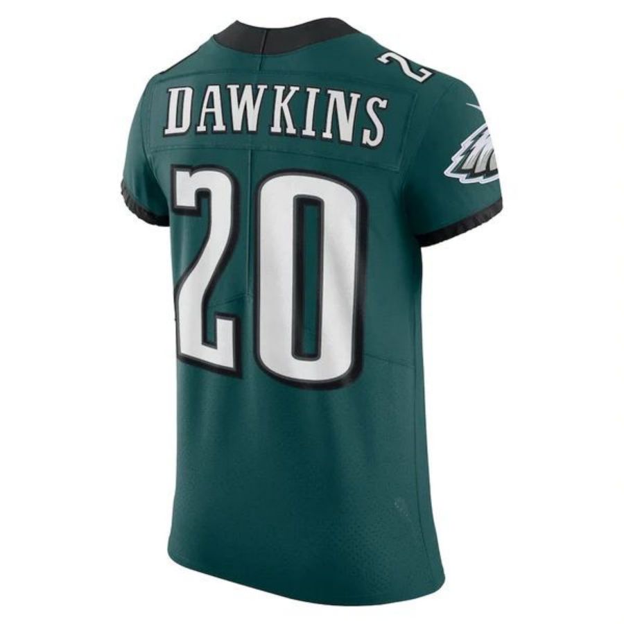 P.Eagles #20 Brian Dawkins Midnight Green ElitePlayer Jersey -Stitched American Football Jerseys football jersey product view 1