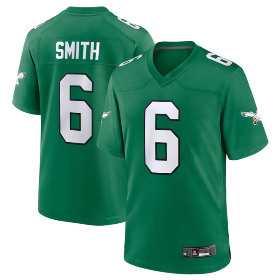P.Eagles #26 DeVonta Smith Kelly Green Alternate Game Player Jersey Stitched American Football Jerseys football jersey product view 2