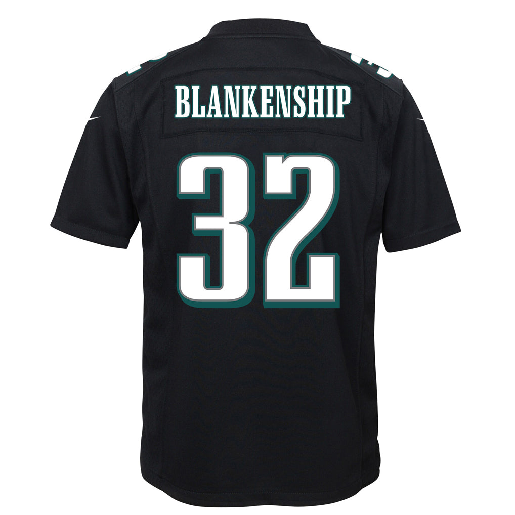 P.Eagles #32 Reed Blankenship Player Black Home Game Football Jerseys football jersey product view 1