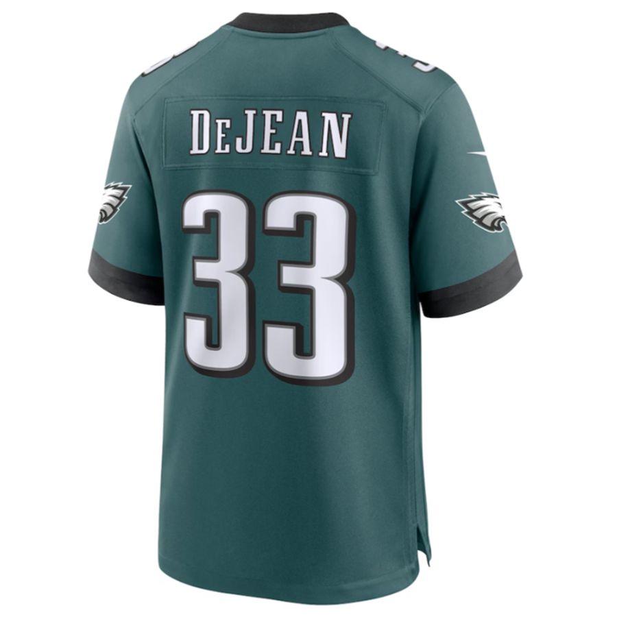 P.Eagles #33 Cooper DeJean Green Player Game Jersey Stitched American Football Jerseys football jersey product view 1