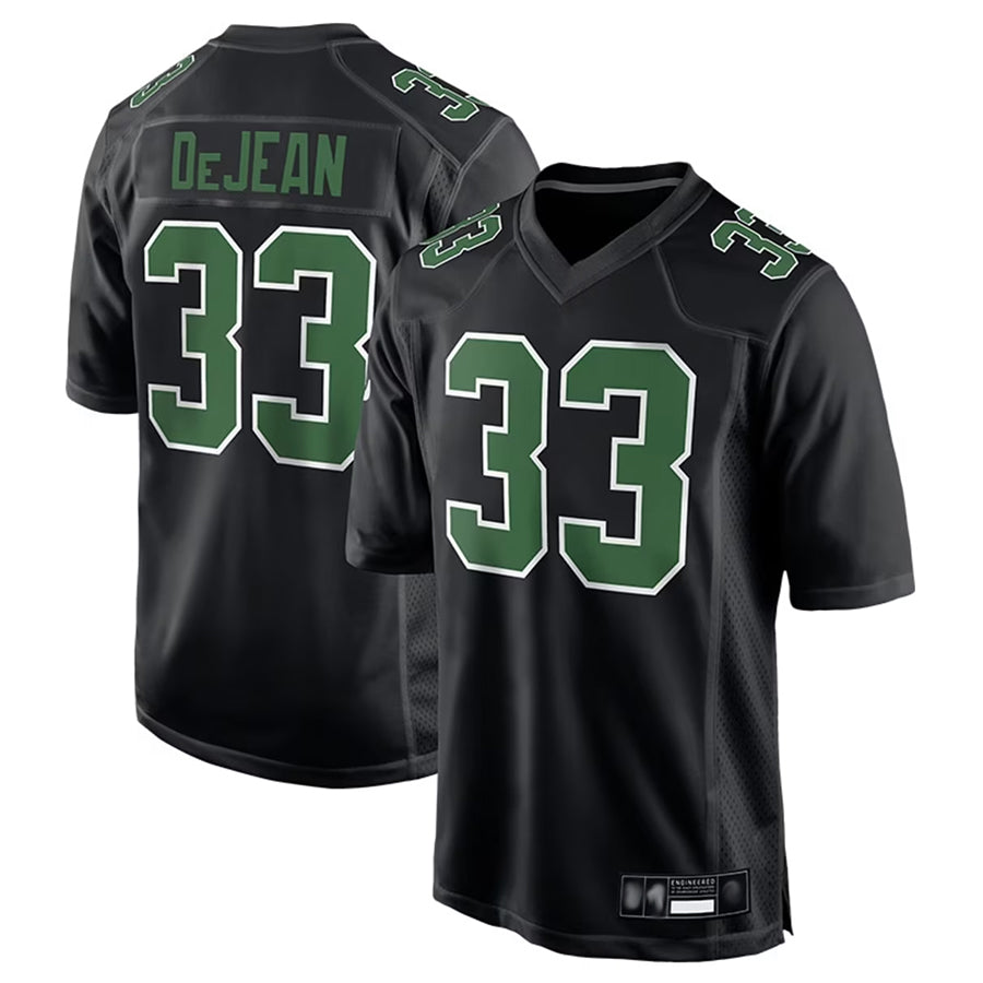 P.Eagles #33 Cooper DeJean Player Black Carbon Kelly Football Jerseys football jersey product view 1