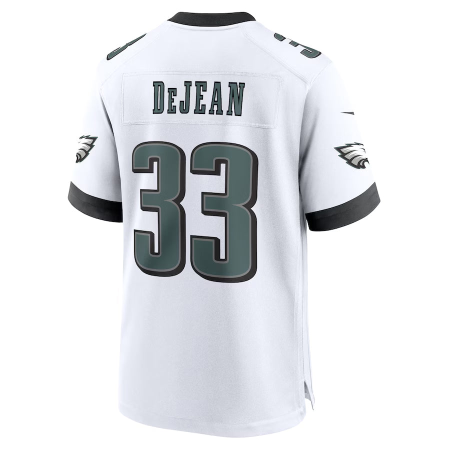 P.Eagles #33 Cooper DeJean Player White Home Game Football Jerseys football jersey product view 1