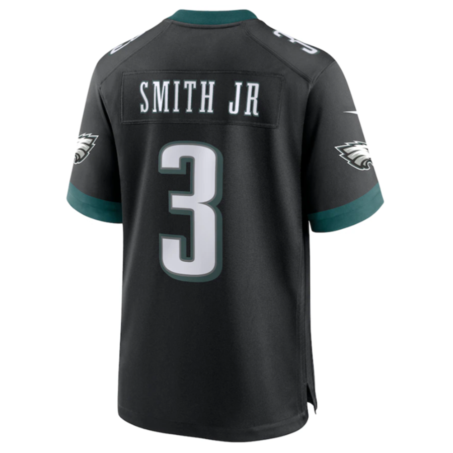 P.Eagles #3 Nolan Smith Player Black Alternate Game Jersey -American Stitched Football Jerseys football jersey product view 1