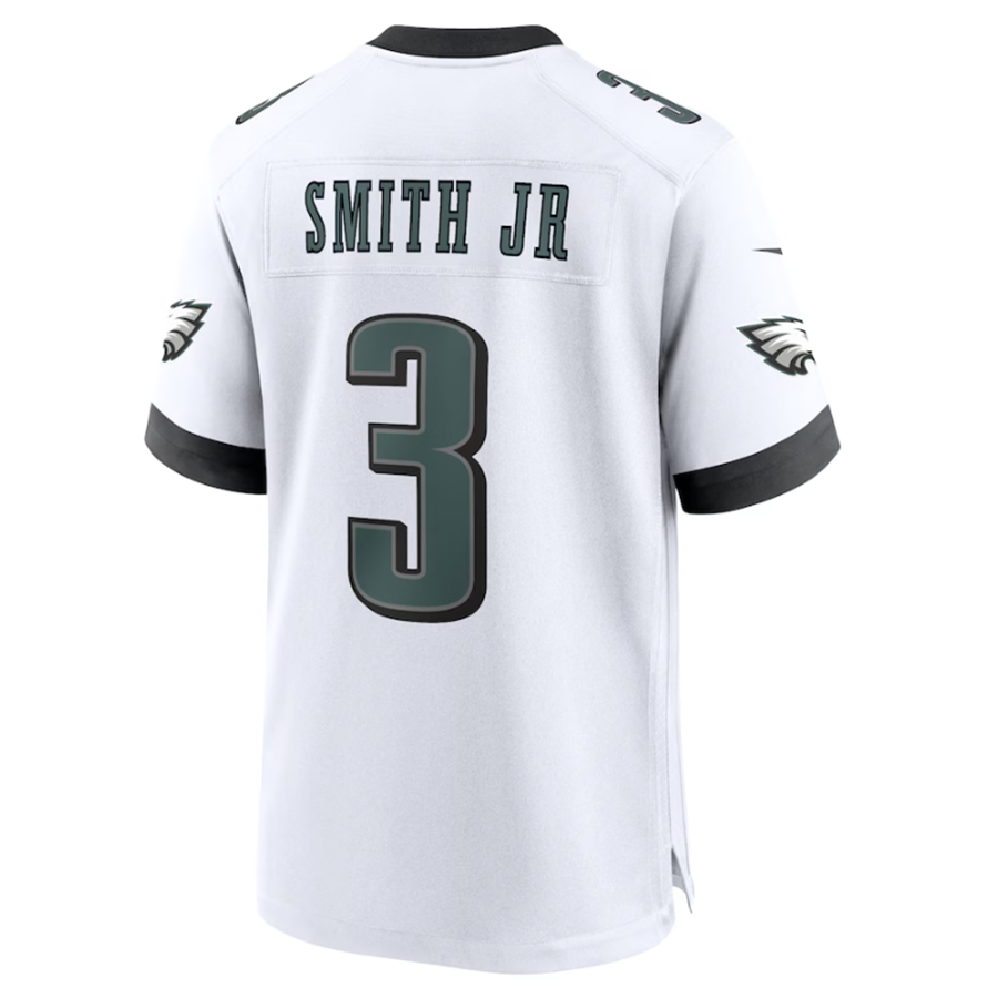P.Eagles #3 Nolan Smith Player White White Game Jersey -American Stitched Football Jerseys football jersey product view 1
